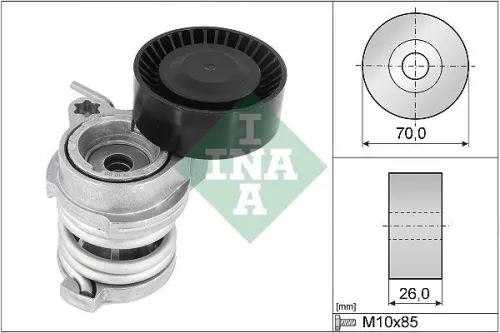 Belt Tensioner, V-ribbed belt Schaeffler INA 534 0708 10)