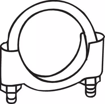 Clamping Piece, exhaust system BOSAL 250-245)