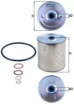 Oil Filter KNECHT OX 85D)