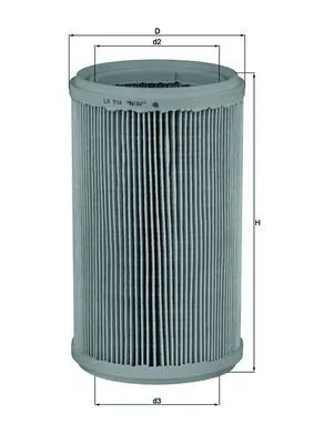 Air Filter KNECHT LX 914)
