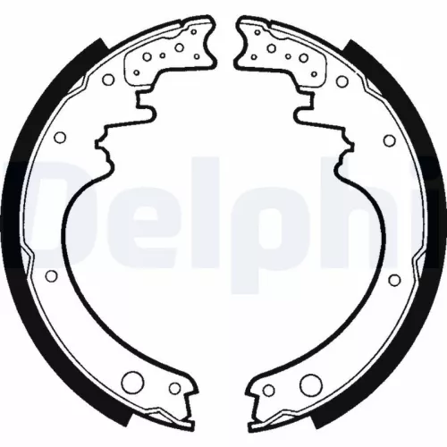 Brake Shoe Set DELPHI LS1780)