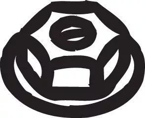 Nut, exhaust manifold BOSAL 258-038)