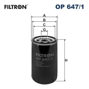 Filter, operating hydraulics FILTRON OP 647/1)