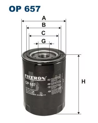 Filter, operating hydraulics FILTRON OP 657)