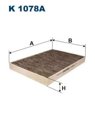 Filter, cabin air FILTRON K 1078A)