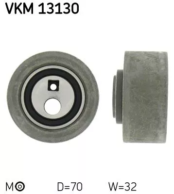Tensioner Pulley, timing belt SKF VKM 13130)