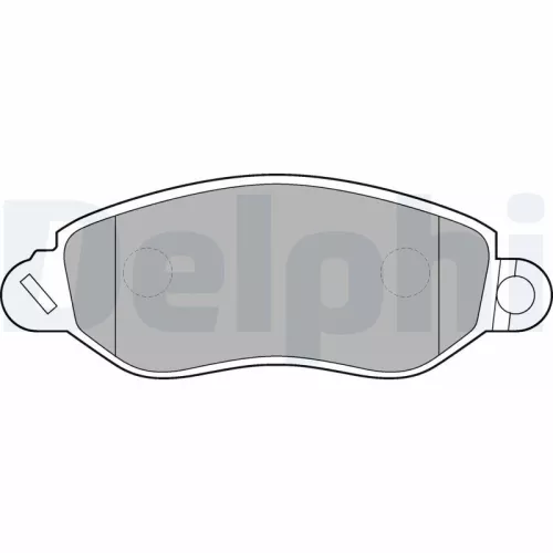 Brake Pad Set, disc brake DELPHI LP1724)