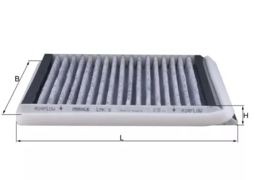 Filter, cabin air KNECHT LAK 8)