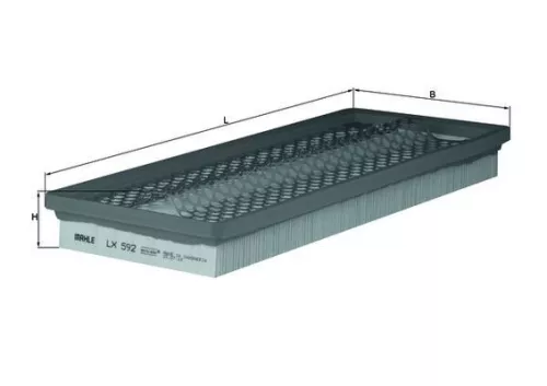 Air Filter KNECHT LX 592)