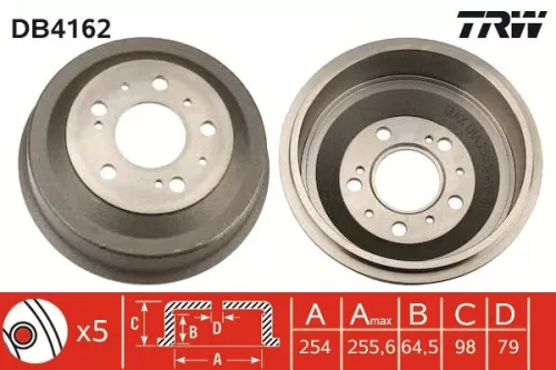 Brake Drum TRW DB4162)