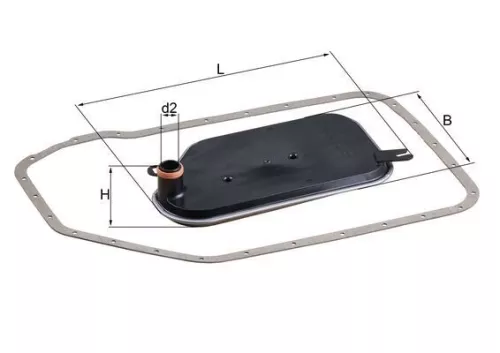 Hydraulic Filter, automatic transmission KNECHT HX 84D)