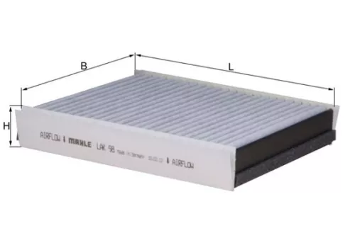 Filter, cabin air KNECHT LAK 98)