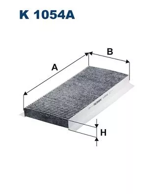 Filter, cabin air FILTRON K 1054A)