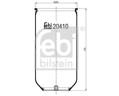 Mounting, control/trailing arm FEBI BILSTEIN 21464)