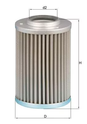 Hydraulic Filter, automatic transmission MAHLE HX 40)