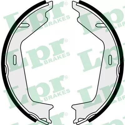 Brake Shoe Set, parking brake LPR 08260)