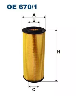 Oil Filter FILTRON OE 670/1)