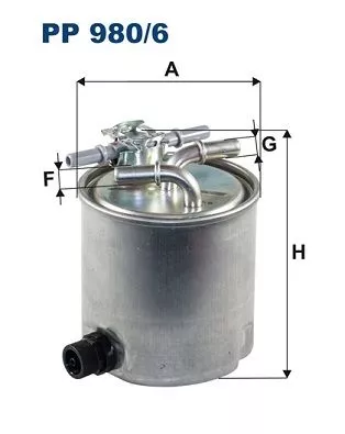 Fuel Filter FILTRON PP 980/6)