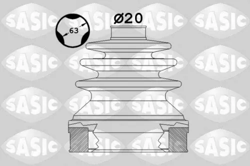 Bellow Kit, drive shaft SASIC 1900003)