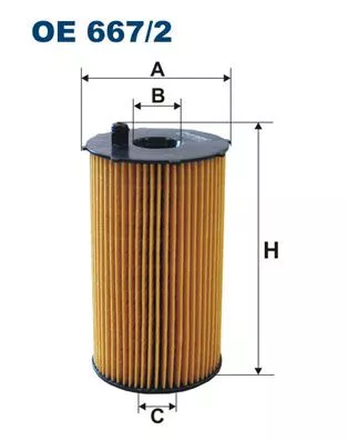 Oil Filter FILTRON OE 667/2)