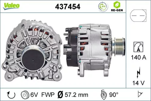 Alternator VALEO 437454)