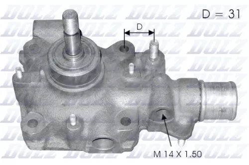 Water Pump, engine cooling DOLZ B114)
