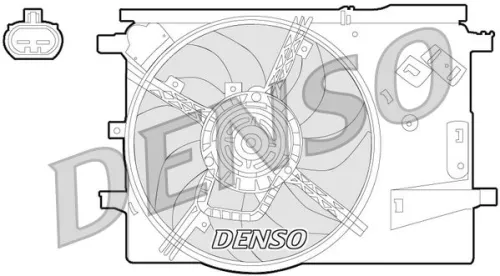 Fan, engine cooling DENSO DER09053)