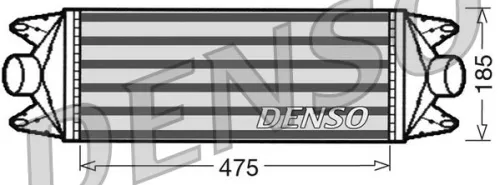 Charge Air Cooler DENSO DIT12001)
