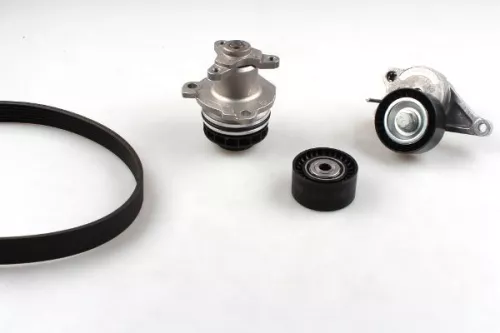 Water Pump + V-ribbed Belt Kit HEPU PK09640)