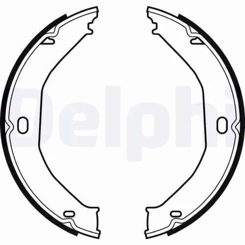 Brake Shoe Set DELPHI LS2078)