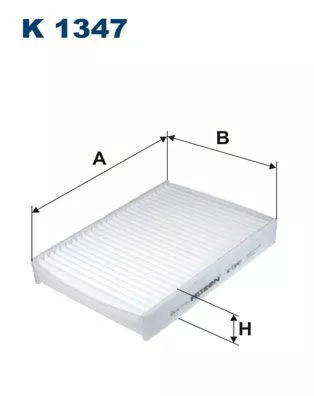 Filter, cabin air FILTRON K 1347)