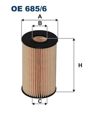 Oil Filter FILTRON OE 685/6)
