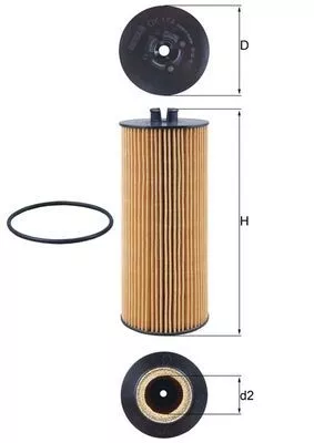 Oil Filter KNECHT OX 174D)