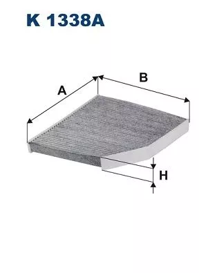Filter, cabin air FILTRON K 1338A)