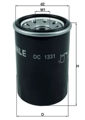 Oil Filter KNECHT OC 1331)