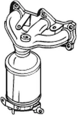 Catalytic Converter BOSAL 090-088)