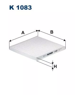 Filter, cabin air FILTRON K 1083)