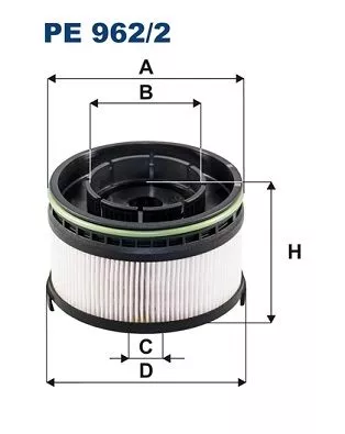 Fuel Filter FILTRON PE 962/2)