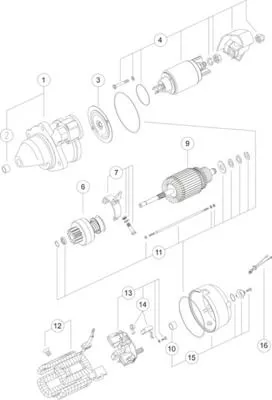 Starter MAHLE MS 354)