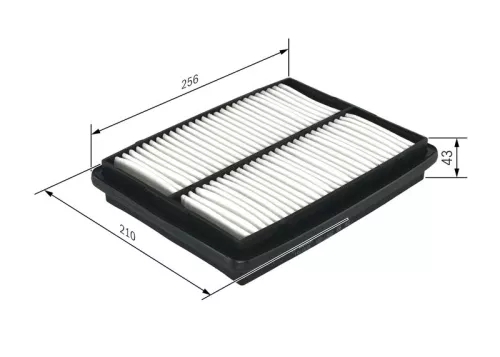 Air Filter BOSCH 1 457 433 037)