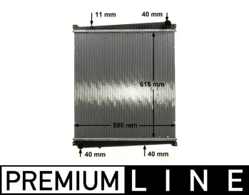 Radiator, engine cooling MAHLE CR 818 000P)