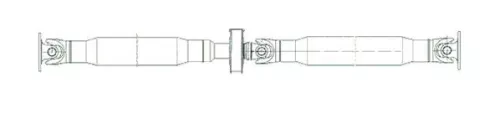 Propshaft, axle drive SPIDAN GKNP20013)