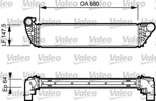 Charge Air Cooler VALEO 817828)