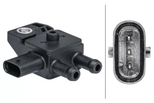 Sensor, exhaust pressure HELLA 6PP 009 403-421)