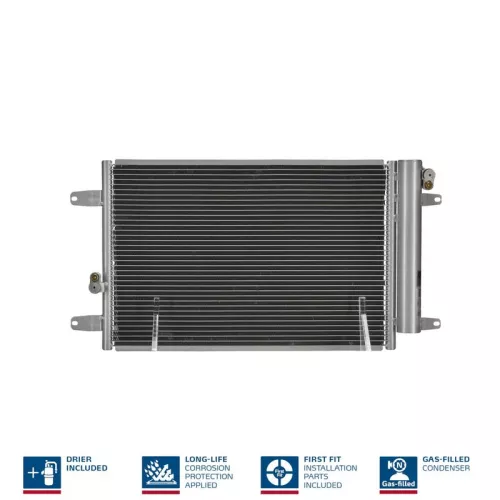 Condenser, air conditioning NISSENS 94575)