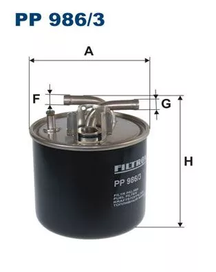 Fuel Filter FILTRON PP 986/3)