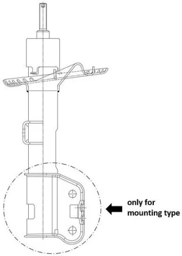 Shock Absorber KYB 3358032)