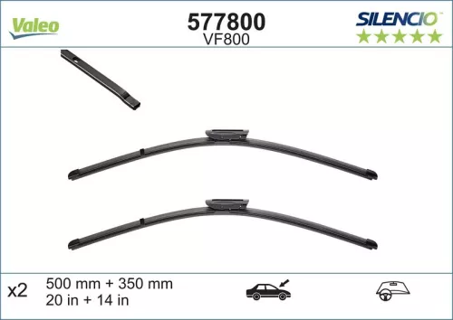 Wiper Blade VALEO 577800)