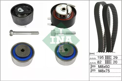Timing Belt Kit Schaeffler INA 530 0767 10)