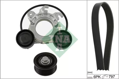 V-ribbed Belt Set Schaeffler INA 529 0552 10)